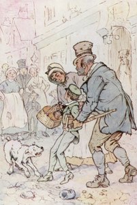 Ilustración para Oliver Twist de F. M. B. Blaikie