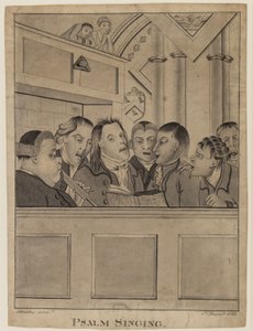 Canto de salmos, 9 de agosto de 1822 de F. P. Fulcher