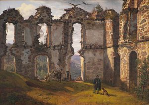 Las ruinas de Brahehus cerca de Jönköping, Suecia