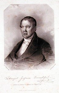 Retrato de Wenzel Johann Tomaschek (1774-1850) grabado por Albert Henry Payne (1812-1902)
