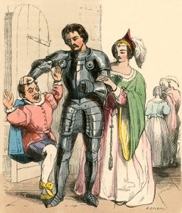 El caballero capturando al príncipe Pedro de F. Tayler