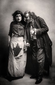 Constance Collier 1878-1955 y Herbert Beerbohm Tree 1853-1917, actores ingleses, 1906 de F. W. Burford