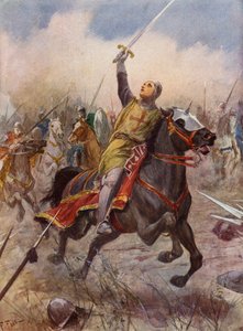 La Gerusalemme Liberata de Torquato Tasso: Canto VIII, estrofa 17 (litografía en color) de Fabio Fabbi