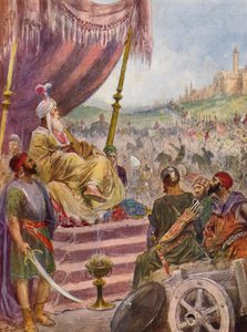 La Gerusalemme Liberata de Torquato Tasso: Canto XVII, estrofa 11 (litografía en color) de Fabio Fabbi