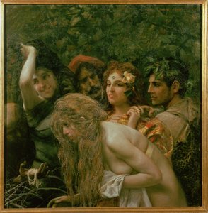 La venta de la esclava (óleo sobre lienzo)