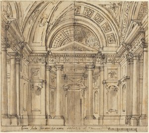 Diseño para la entrada a un salón