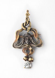 Colgante-Broche, entre 1899 y 1908