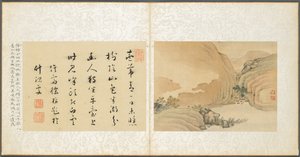 Album of Miscellaneous Subjects, Leaf 3 de Fan Qi