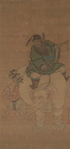 Zhong Kui Riding an Elephant de Fan Yi