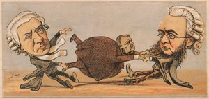 Sr. Hawkins, Q.C. y Dr. Kenealy Q.C., 1874 de Faustin