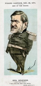 Robert C Schenck, general del ejército de EE.UU. y diplomático
