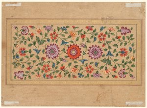 Desplazamiento de vides florales (verso) de Fayzullah