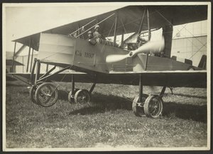 [Hombres en avión] de Fedele Azari