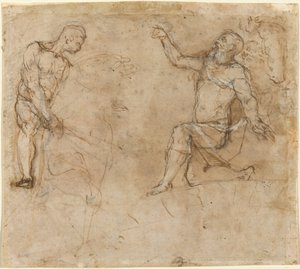 Estudios de figuras de Federico Barocci
