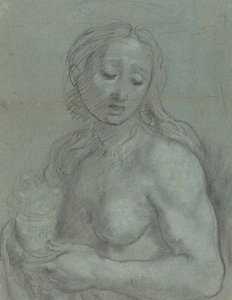 Medio Cuerpo de María Magdalena (verso) de Federico Barocci