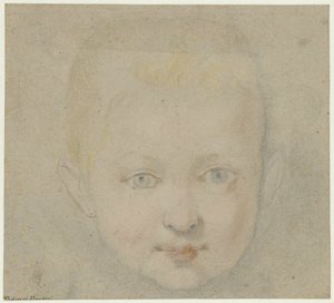 Cabeza de niño de Federico Barocci