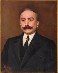 Retrato de hombre, de Federico Bernagozzi (óleo sobre lienzo) de Federico Bernagozzi