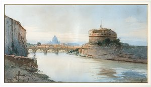 Castillo S. Angelo (acuarela) de Federico Schianchi