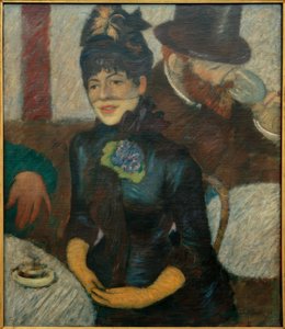 En el café