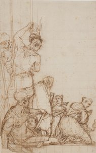 Grupo de espectadores de Federico Zuccaro