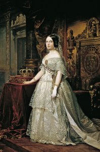 Isabel II de España de Federico de Madrazo y Kuntz