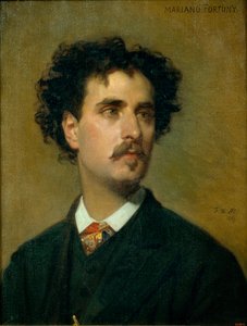 Portrait de Mariano Fortuny y Madrazo (1871-1949) - Peinture de Federico de Madrazo y Kuntz (1815-1894) - 1867 - Oil on canvas - 54x42,5 - Museu Nacional d
