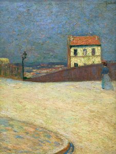 Casita de Montmartre, hacia 1875 (óleo sobre lienzo) de Federigo Zandomeneghi