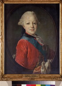 Retrato del Gran Duque Pavel Petrovich (1754-1801), de niño. Pintura de Fyodor (Fedor o Fiodor) Stepanovich Rokotov (1735-1808), óleo sobre lienzo de Fedor Stepanovich Rokotov