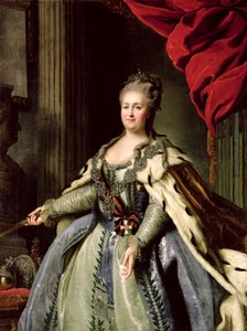 Retrato de Catalina II (1729-96) c.1770 de Fedor Stepanovich Rokotov