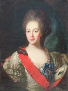 Retrato de la Condesa Yekaterina Orlova (1758-81) de Fedor Stepanovich Rokotov