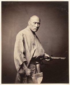 Samurai, Yokohama (1864-65) (lámina de plata)
