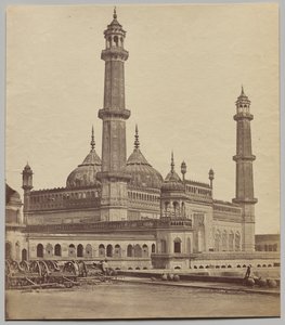 Mezquita, Dentro de Asaf-ud-Daula Imambara de Felice A. Beato