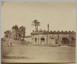 La Secundra Bagh, mostrando la brecha y la entrada de Felice A. Beato