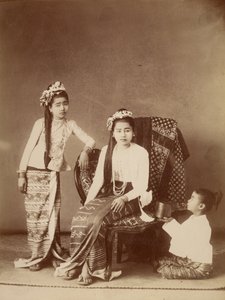 Princesas Birmanas de Felice Beato