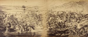 Copia de un Boceto del Compromiso del Coronel Crealock en India de Felice Beato