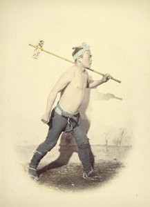Mensajero o cartero de Felice Beato