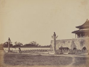Entrada al Palacio de Invierno, Pekín, 29 de octubre de 1860 de Felice Beato