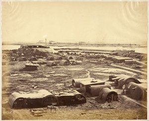 [Interior del Fuerte Norte mostrando el Campamento Chino]