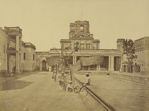 [Interior del Ferad Buksh] de Felice Beato