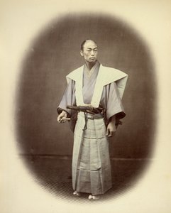 Yakonin japonés en traje de ceremonia de Felice Beato