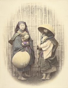 Monjas mendicantes de Felice Beato