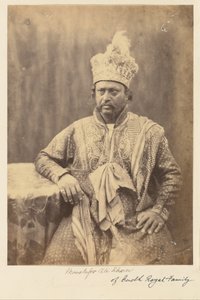 Moostafor Ali Khan de la Familia Real Budh de Felice Beato