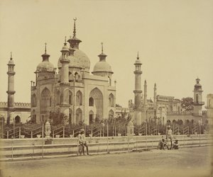 [Mezquita en el Hussainabad Imambara] de Felice Beato