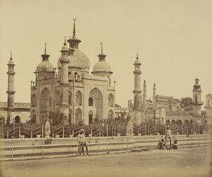 Mezquita en el Imambara de Hussainabad de Felice Beato