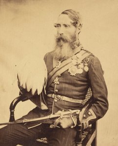 [Retrato del General de Brigada Sir Charles Van Straubenzee] de Felice Beato