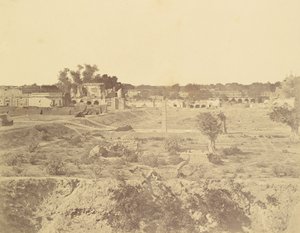 [Posición de la Batería de la Aduana] de Felice Beato
