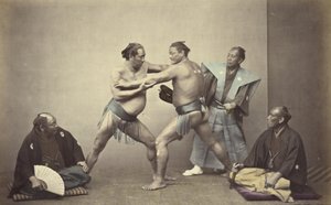 Representantes de Nio, el Hércules japonés