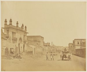 [Camino en el que el General Sir Henry Havelock entró en la Residencia] de Felice Beato