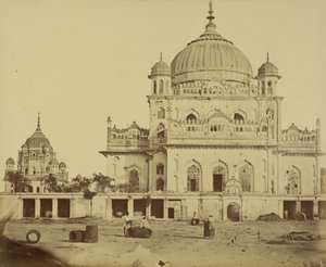 Pequeña mezquita en el Kaiserbagh de Felice Beato