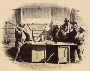 Puestos de Refrescos en la Calle, c. 1865 de Felice Beato